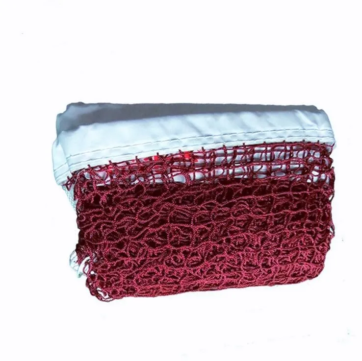 Hot Sale Wholesale Badminton Net PP Nylon Canvas Badminton Net Waterproof Durable Handmade Badminton Nets