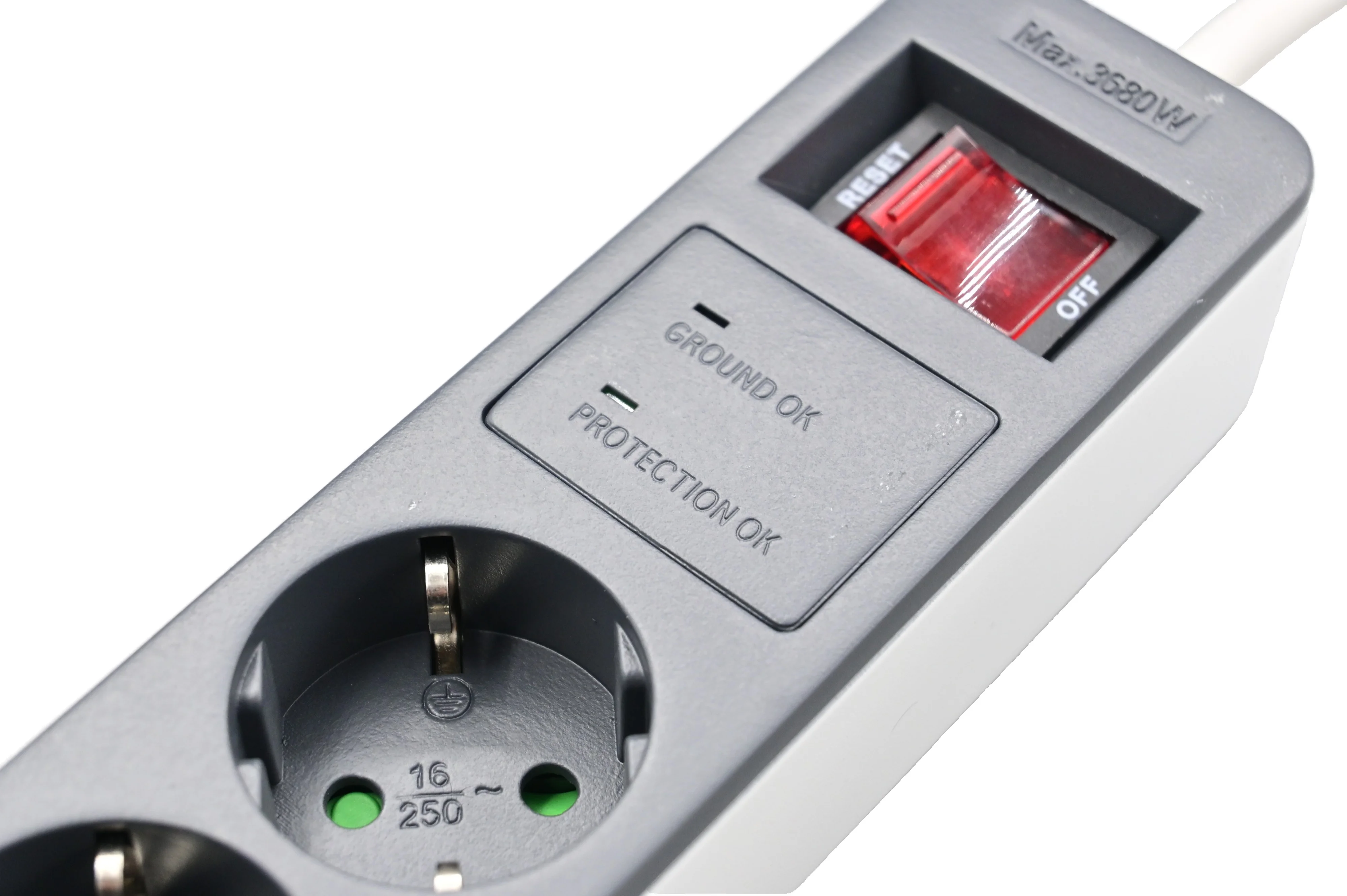 E-SUN Intuitive Interface Surge Protector Cable Electrical Power Strip Chint Wall Switch Socket Extension Manufacture In China