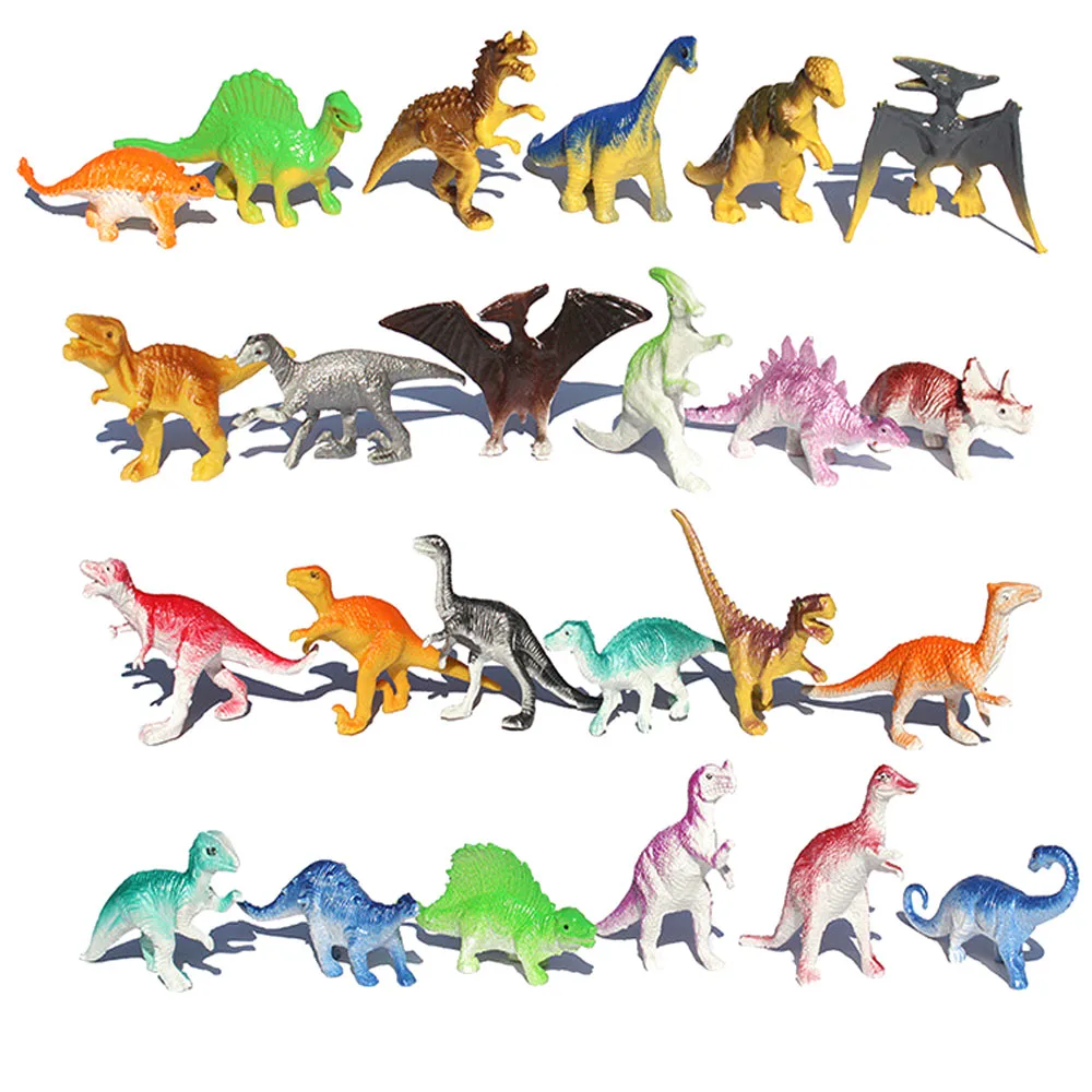 LZY812 Plastic Simulation Animal Educational Toys PVC Mini  Dinosaur Toys Model For Kids Small Toy Gift
