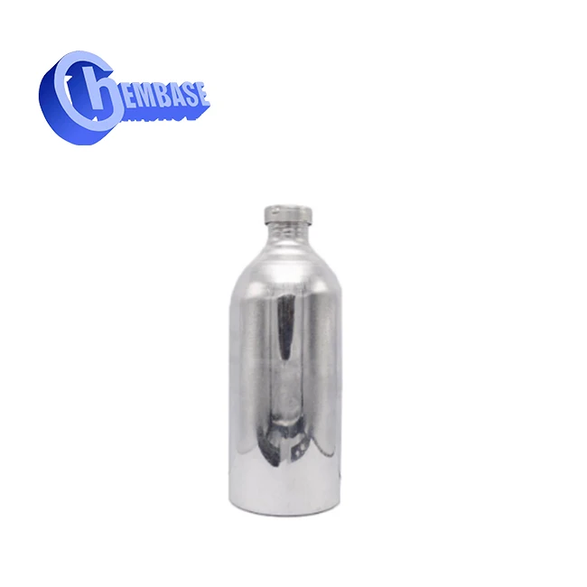 
Custom Shape 500ml 750ml Beverage Drinking Black White Aluminum Screw Bottle with Alu Cap 