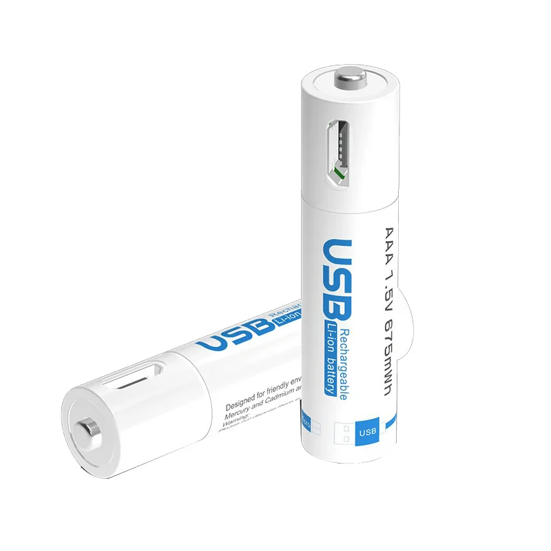 AAA USB type C порт зарядки ICR 10450 1,5 В 600 мАч 900mwh литий-ионная аккумуляторная батарея