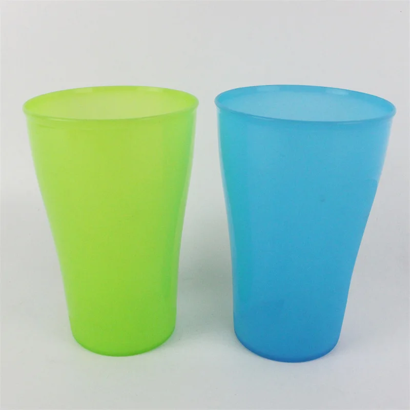14oz Food Grade Plastic PP Semi-frosted Pepsi Party Drink Beer Beverage Cup