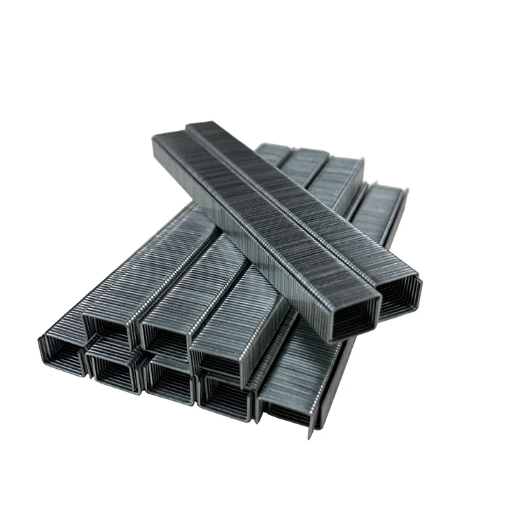 Metal 22 Ga 1008f 1010f Furniture Sofa Frame Use U-type Iron Wire Gun Nails Standard Staples Pin For Upholstery