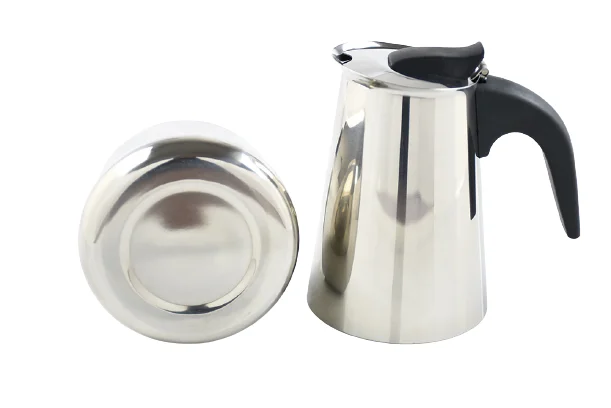 Portable Moka Pot Induction Italian Espresso Stainless Steel Turkish Arabic Home Goods Dallah Moka Pot Espresso Maker Coffee Pot