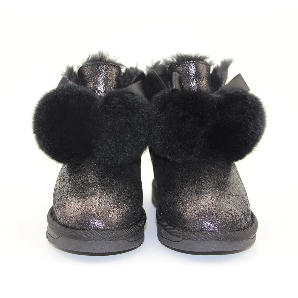 bling bling snow boots pink ankle snow boots