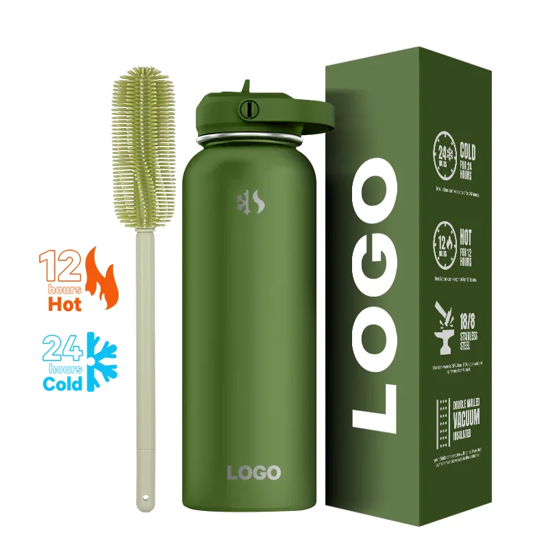 Everich New 18oz 25oz double wall vacuum flask insulated stainless steel tea water bottle with infuser customer logo