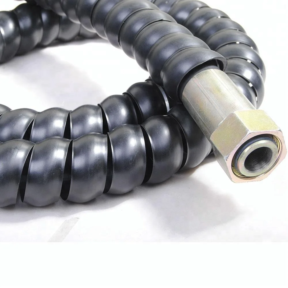 JDD quality hydraulic hdpe hose protection Heavy duty spiral guard