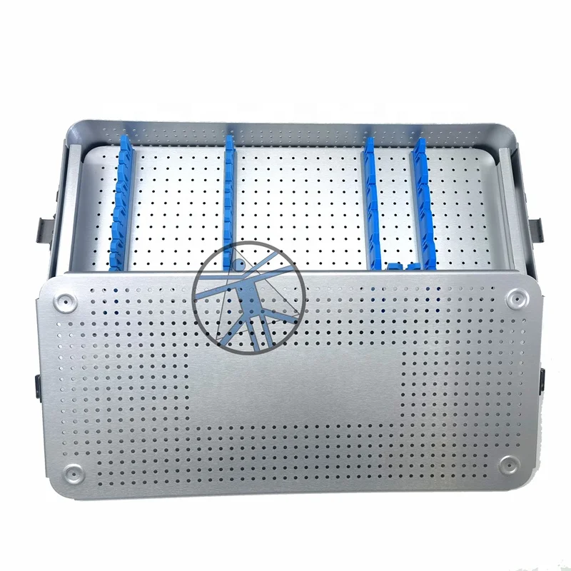 surgical Instruments Aluminum alloy sterilization box for transforaminal endoscope instrument