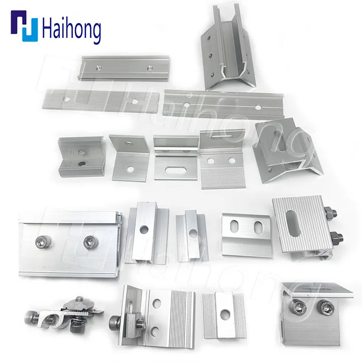 pv solar panels mounting roof and carport module fastener clamp standing