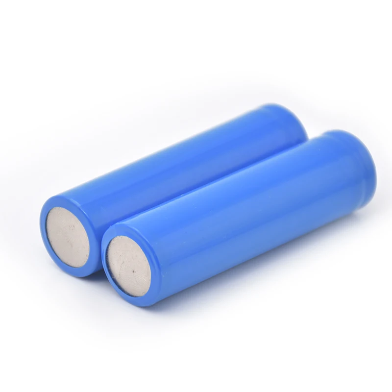 
18650 cylindrical lithium-ion battery 1200mah standard voltage 3.7v arrow blue leather environmentally chargeable battery 