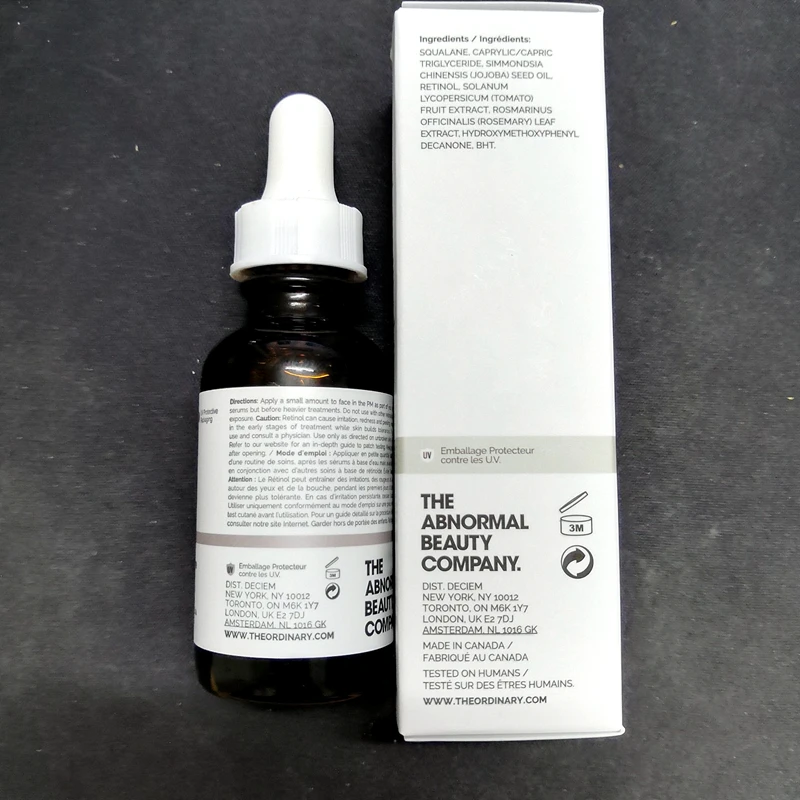 Retinol 1% In Squalane Highly-Free Solution 30ml Make Up A Base Serum Foundation Cosmetics  Pores Anti-aging vitamin