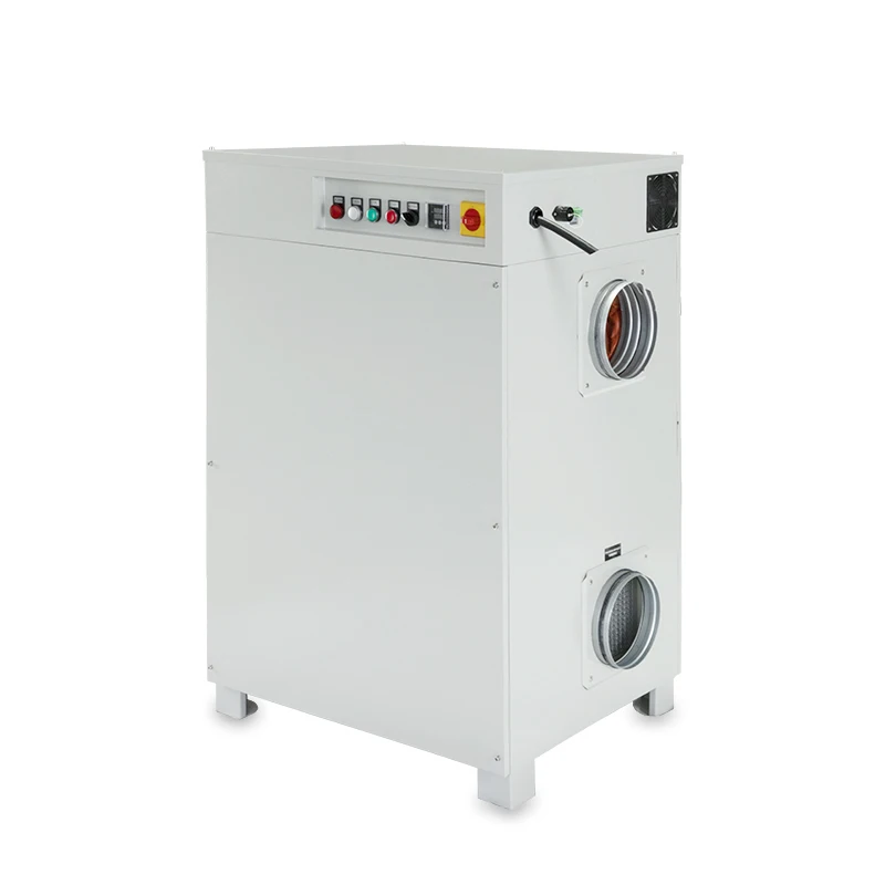 Industrial desiccant moisture dehumidifier