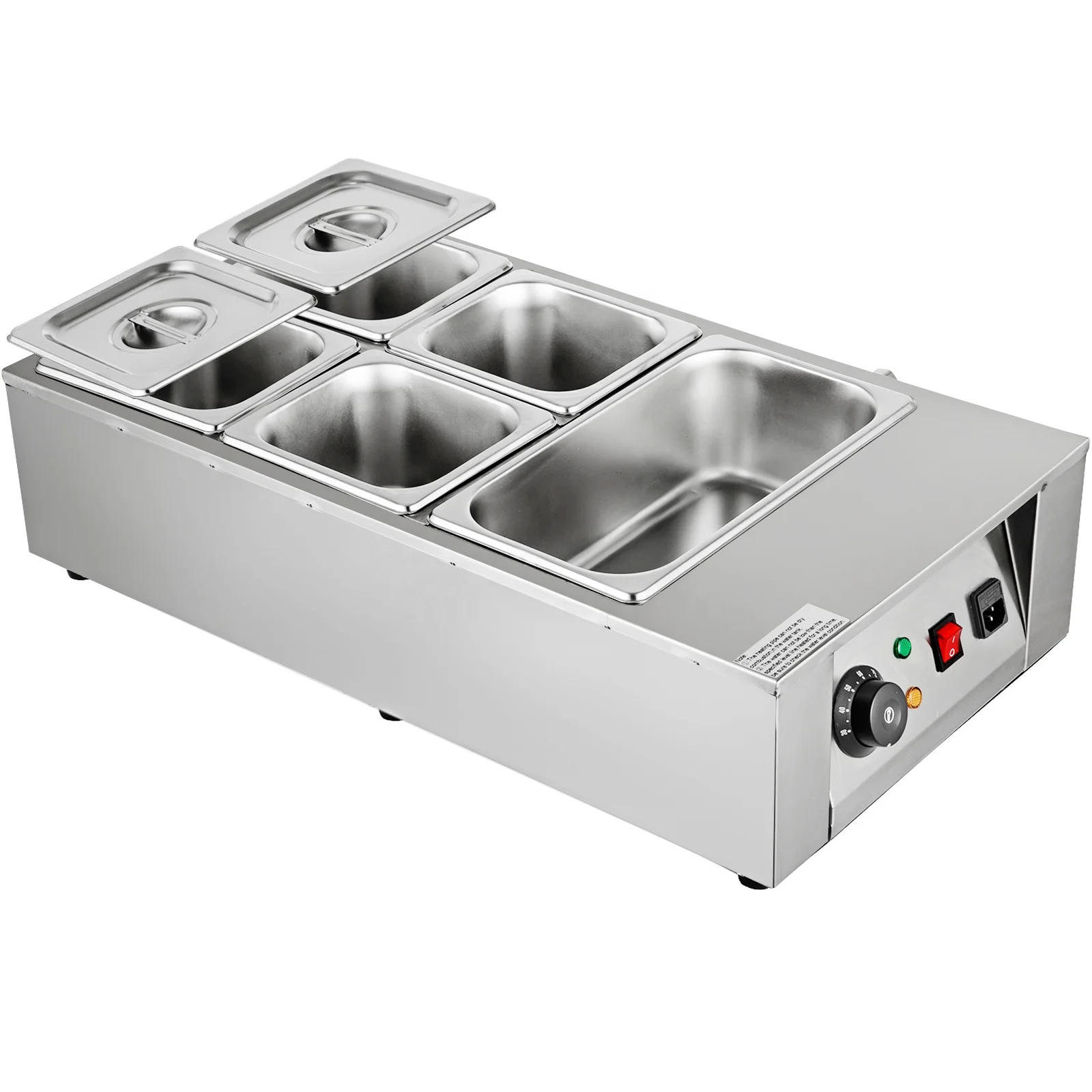 Digital Control Electric Chocolate Melting Pot Machine 5Tanks Commercial Electric Chocolate Heater