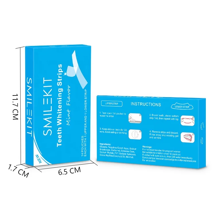 Factory Manufacture High Quality 28 Pcs 3D 2022 High Quality Teeth Whitening Strips
