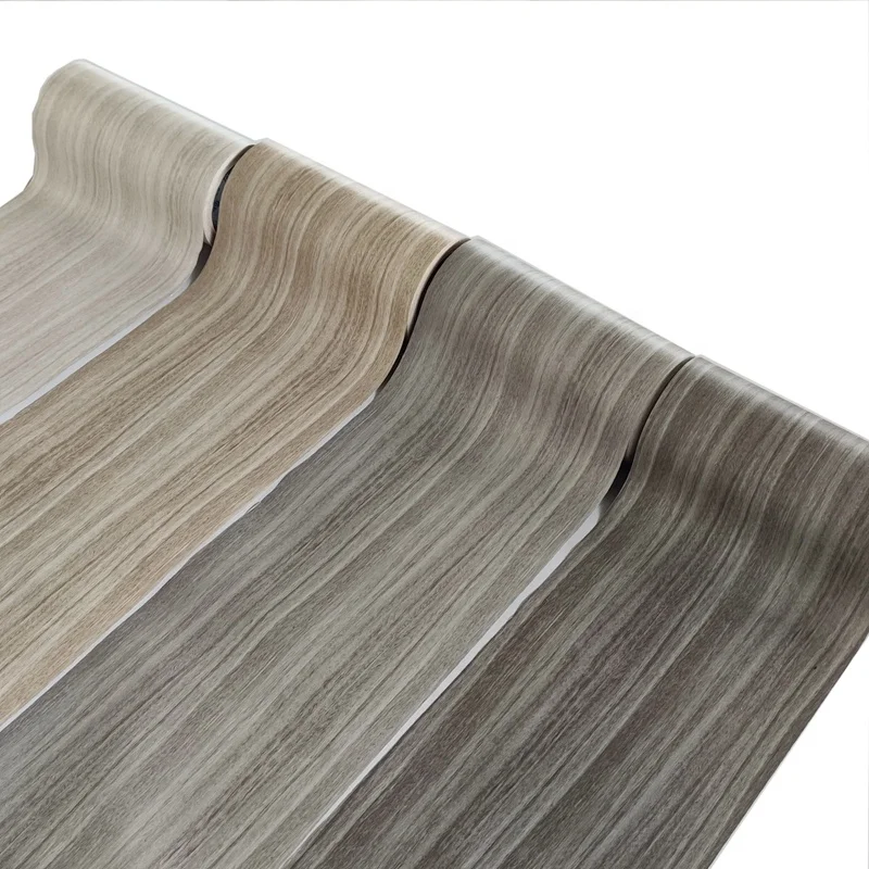2024 Wood Grain Laminating  PVC Film  For Interior Decoration Furniture Wooden Texture PVC Sheet For MDF Door Cabinet