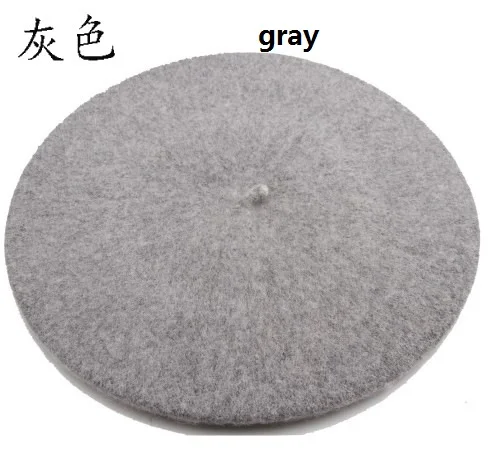 Шерстяной берет для девочек, шапки-бини разных цветов, женский модный берет художника, шерстяной уличный осенний теплый Французский Берет, дамские береты для девочек