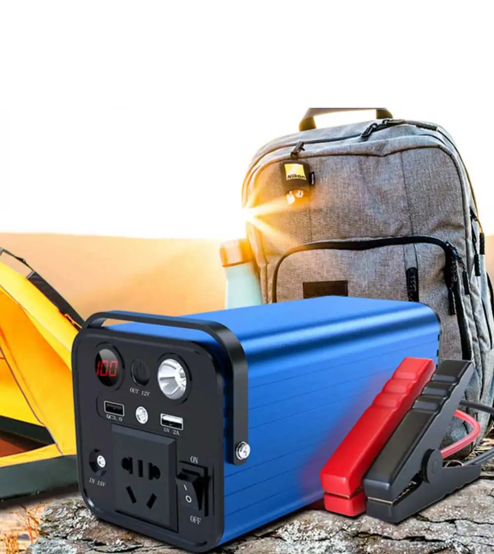 Fast Charge Lithium Smart Power Station Outdoor 200W 110V 220V 300W Portable Power Station