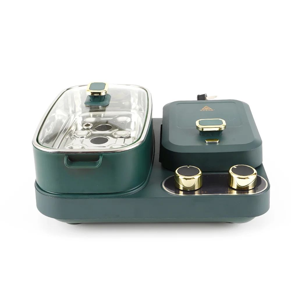 4 in 1 Multifunctional Breakfast Machine Press Grill Sandwich Waffle Maker for Home