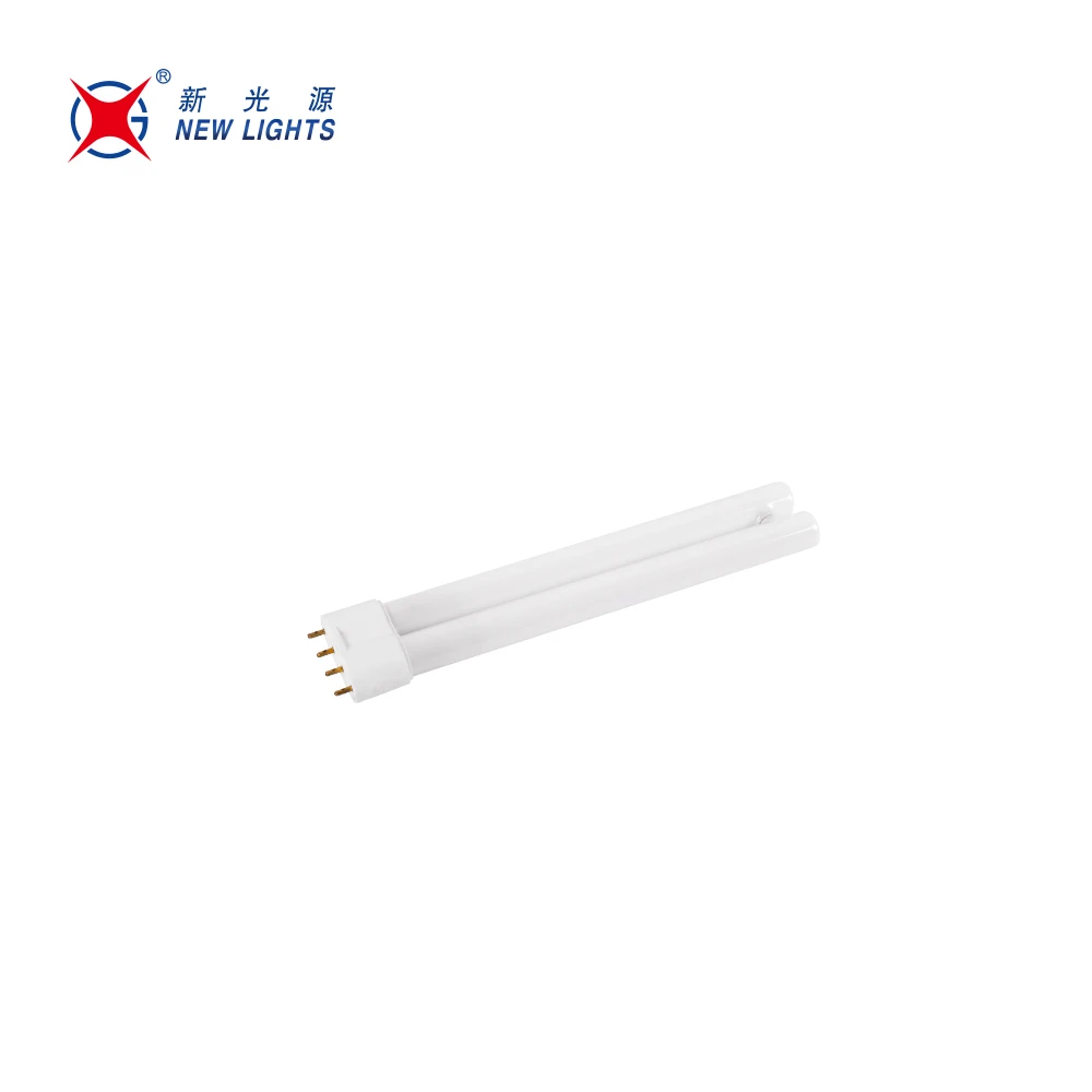 Factory Supply Wholesale 18W 24W 36W 55W 3000K 4500K 5000K 2000lm 2G11 CFL Glass Tube PL-L H Shape Fluorescent Tube