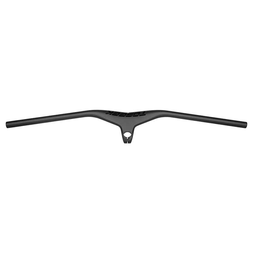 TOSEEK Mtb Handlebars and Stem 28.6mm-17Degree Carbon Integrated Handlebar for Mountain Bike 660~80070/80/90/100mm Bicycle Parts
