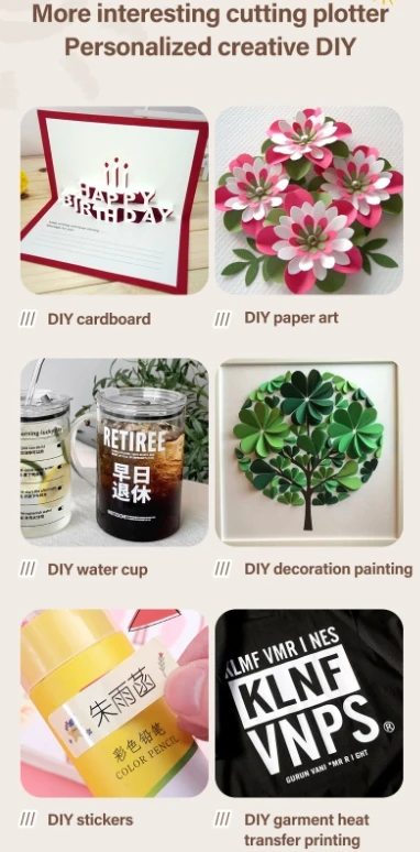 Machine & Digital Content Library Bundle Design Space App Portable DIY Smart Machine for customized cards crafts labels Blue