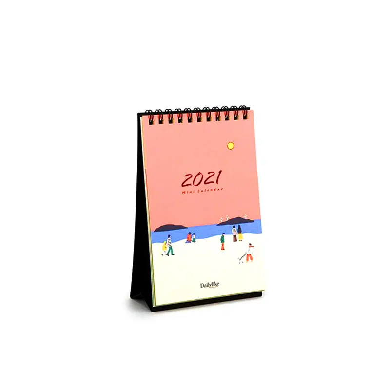 Promotional Custom Printing Cute Mini Daily Desk Stand Calendar 2023 2024
