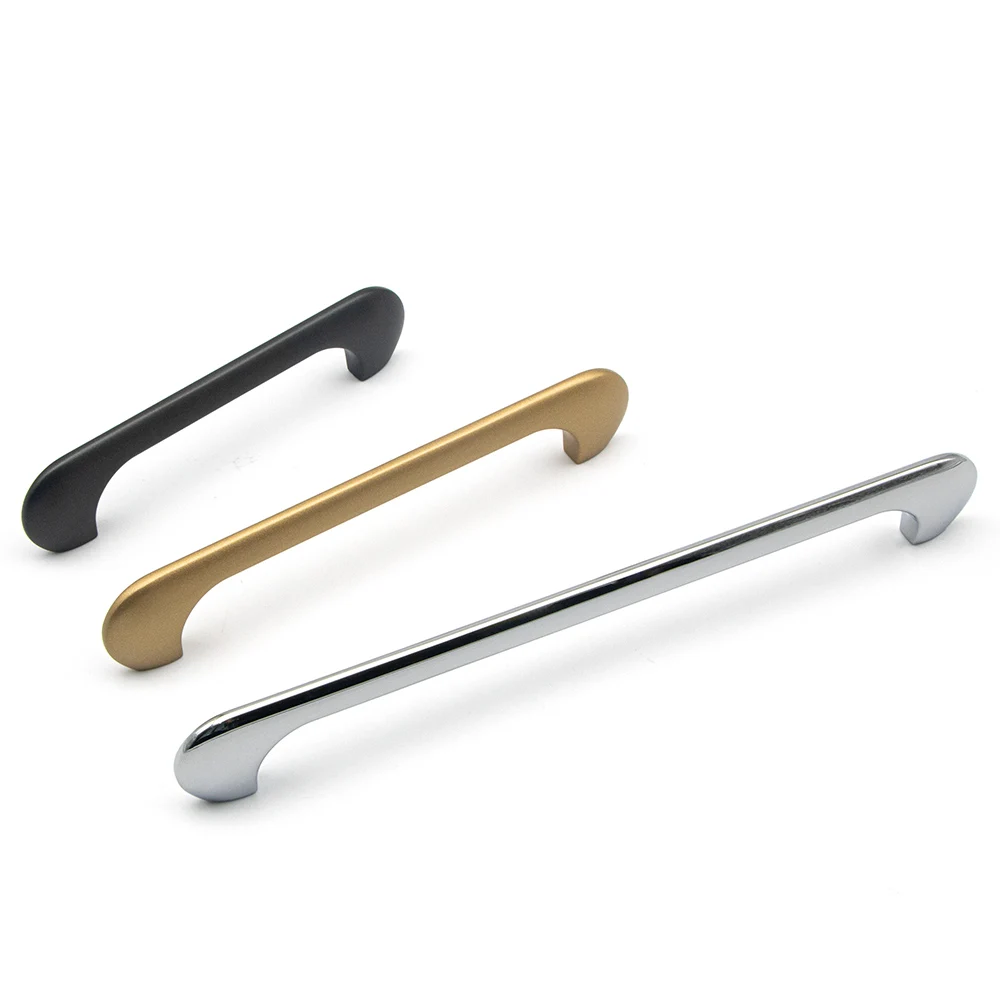 modern furniture hardware Kitchen Cupboard Handles Bedroom Wardrobe Drawer Knobs Cabinet Pulls