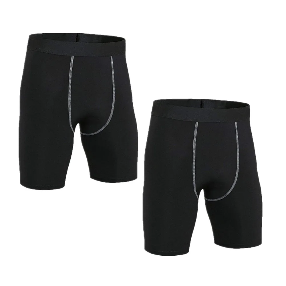 Clothing Base Layer Thermal Mens Boys Sport shorts Compression Wear Running Basketball Training Tights Fitness Short Trousers