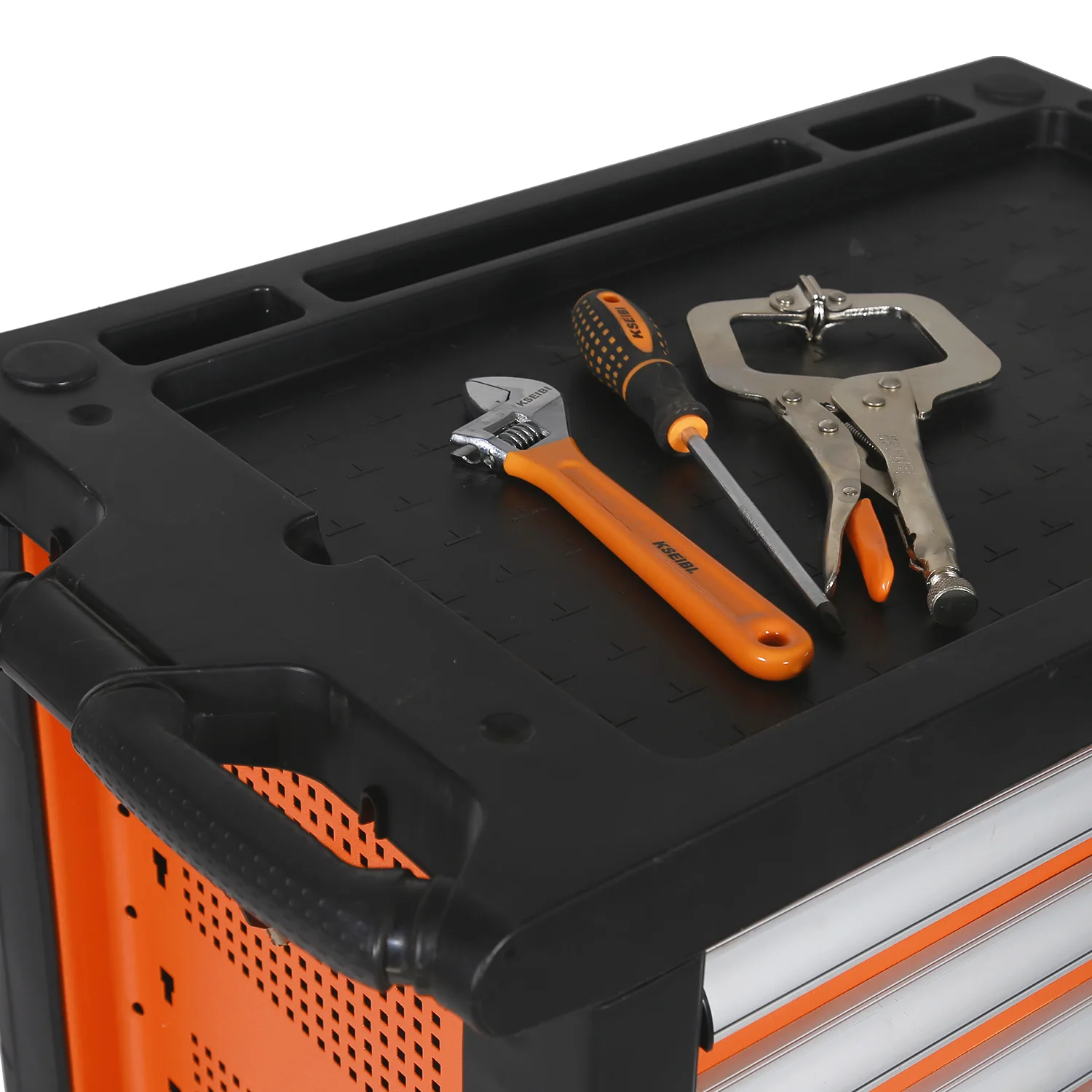 KSEIBI Tools Storage Cabinet Hand Tin Tool Box Thickened Folding Storage Box Other Hand Tools