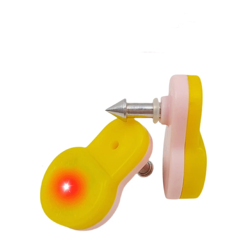 500 Pcs Sheep Temperature Sensing Ear Tag Animal Earmark Automatic Fever Measurement Cattle Fever Heating Ear Label Farm Marker