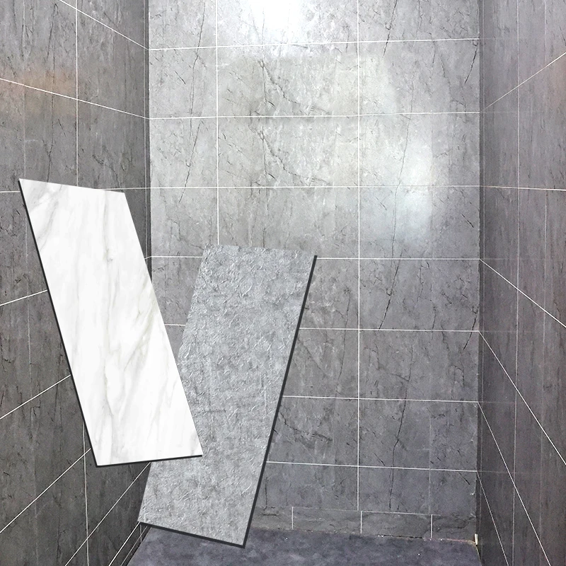 Waterproof Marble PVC SPC Wall Panel Shower Bathroom seamless Interior wall decoration sheet