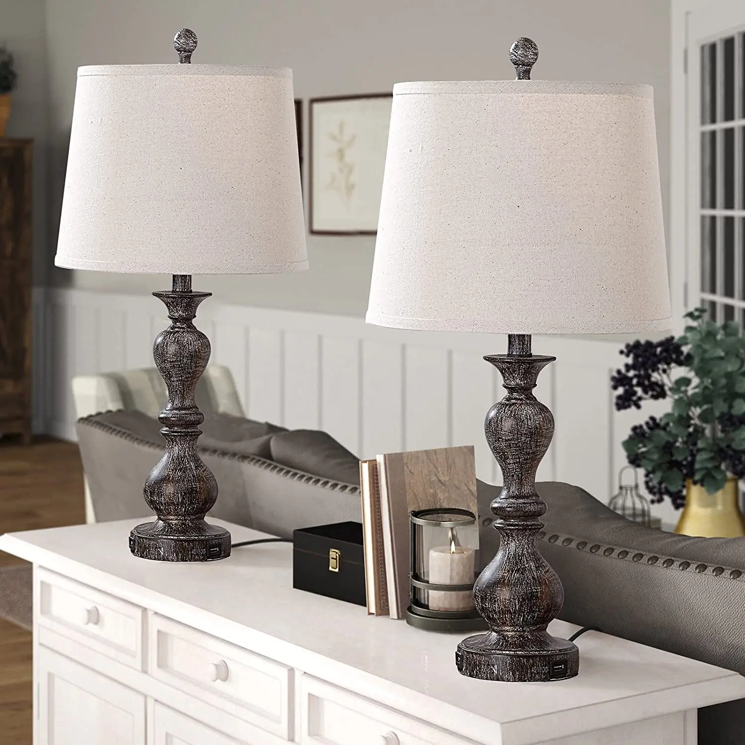 Оптовая Продажа старинные декоративные традиционные античная бронза Роскошные Настольные лампы в простом стиле для гостиной спальни 