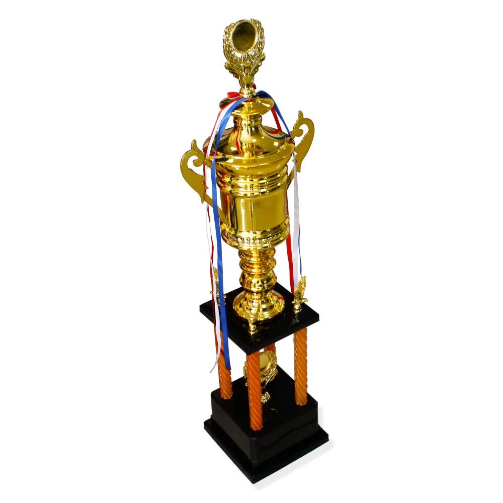 Promotion Custom Zin Alloy Super Big Soccer Trophy Cup Football Trophy 1 Pc Package