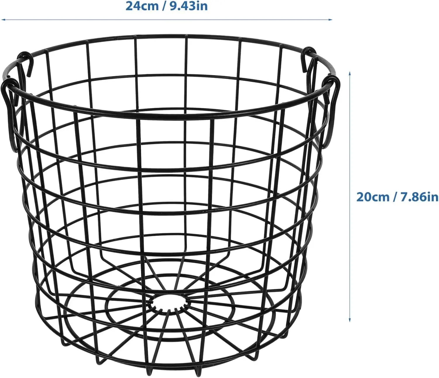 Корзина для хранения из кованого железа