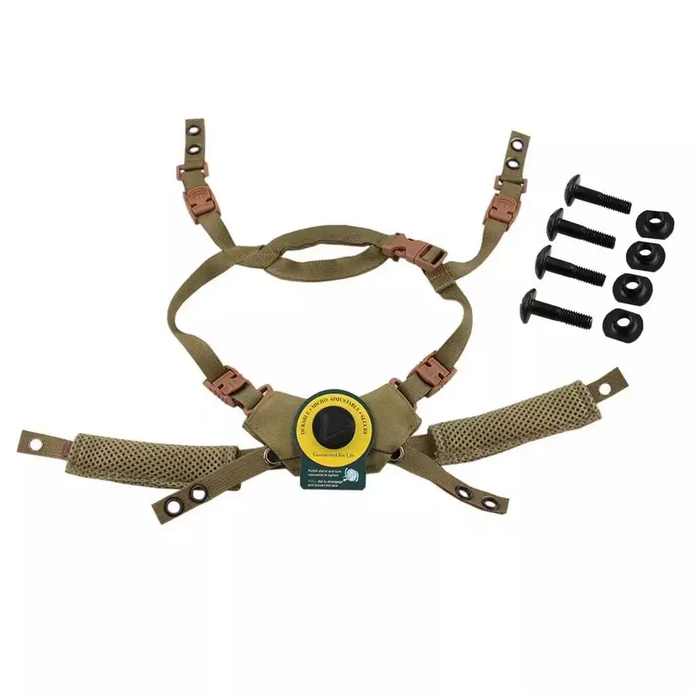 SinSky Good Quality Strong Helmet Strap Reliable Safety Tactical Helmet Suspension System Comfort FAST MICH Helmet Sponge Padded
