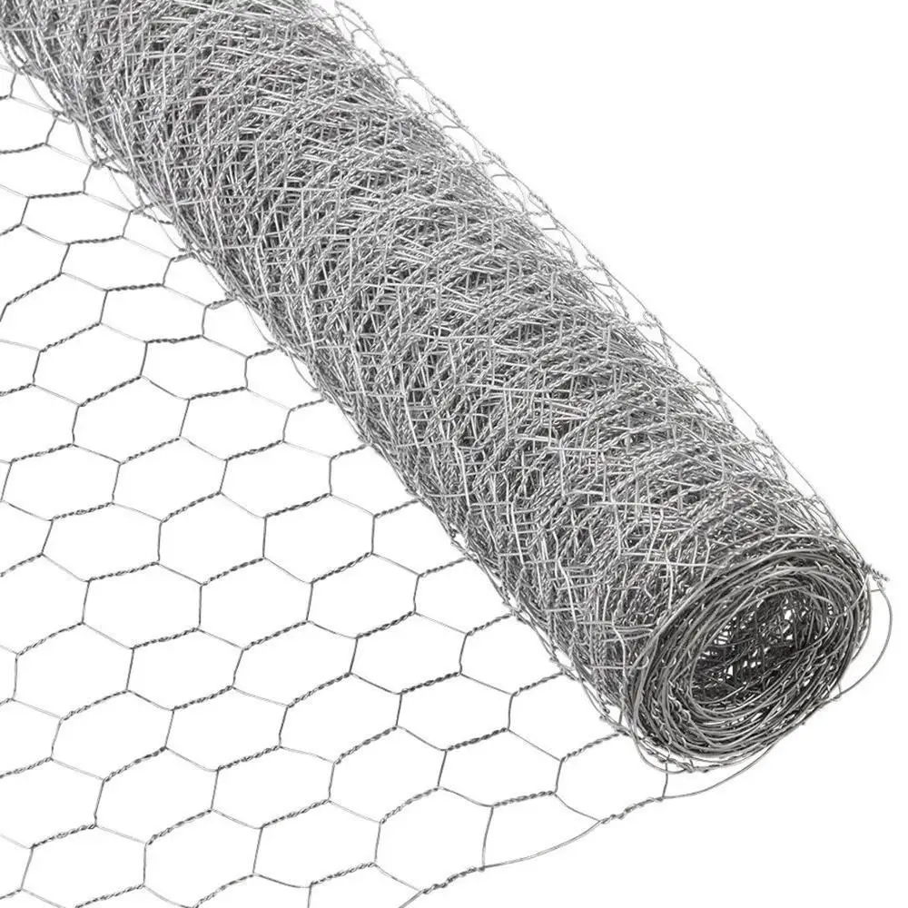 Galvanized/PVC coated hexagonal wire mesh chicken cage wire mesh roll for gabion basket cheap price