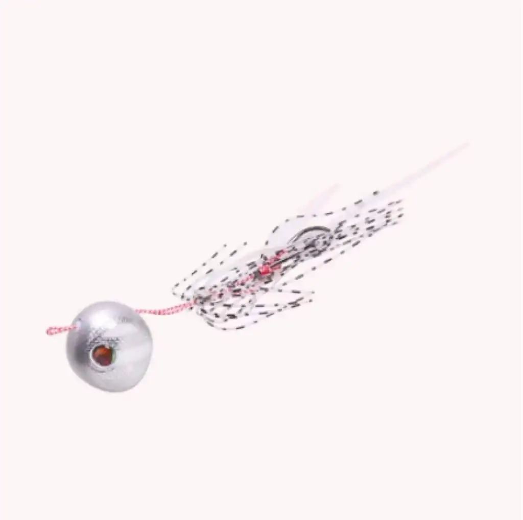 Luminous Japan Fishing Iron Plate Bait 40g/60g/80g/100g /120g/150g/180g/200g Sea Fishing Lead Head Silicone Skirt Road Sub-Bait