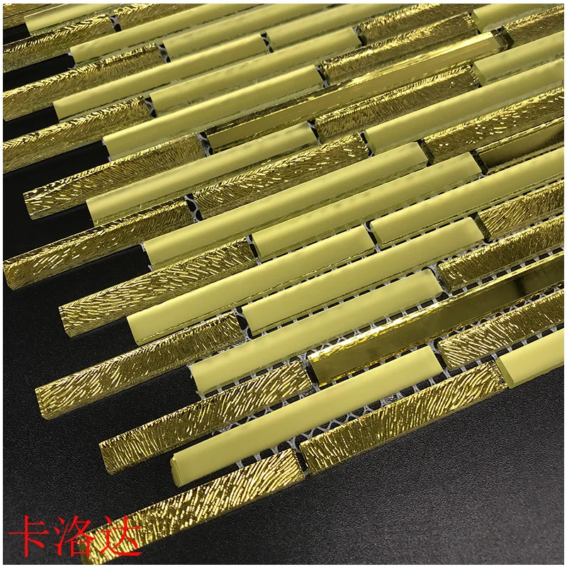 Custom wholesale strip antique beveled mirror glass tiles