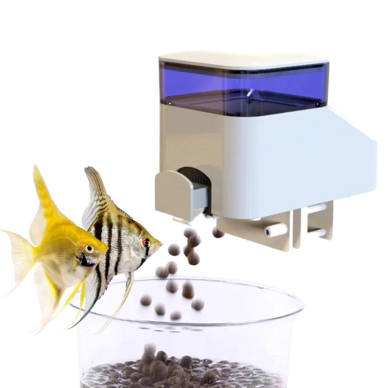 Indoor goldfish aquarium automatic small feeder Feeding shrimp feed machine feeding fish device USB sample