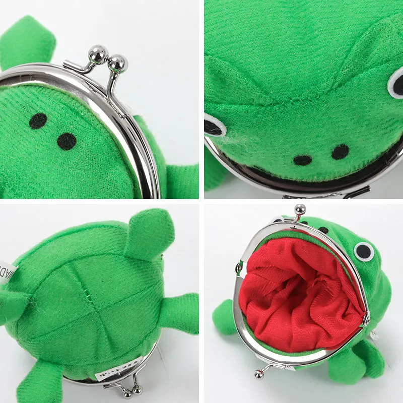 Wholesale Japanese anime Narutoo coin purse green frog wallet