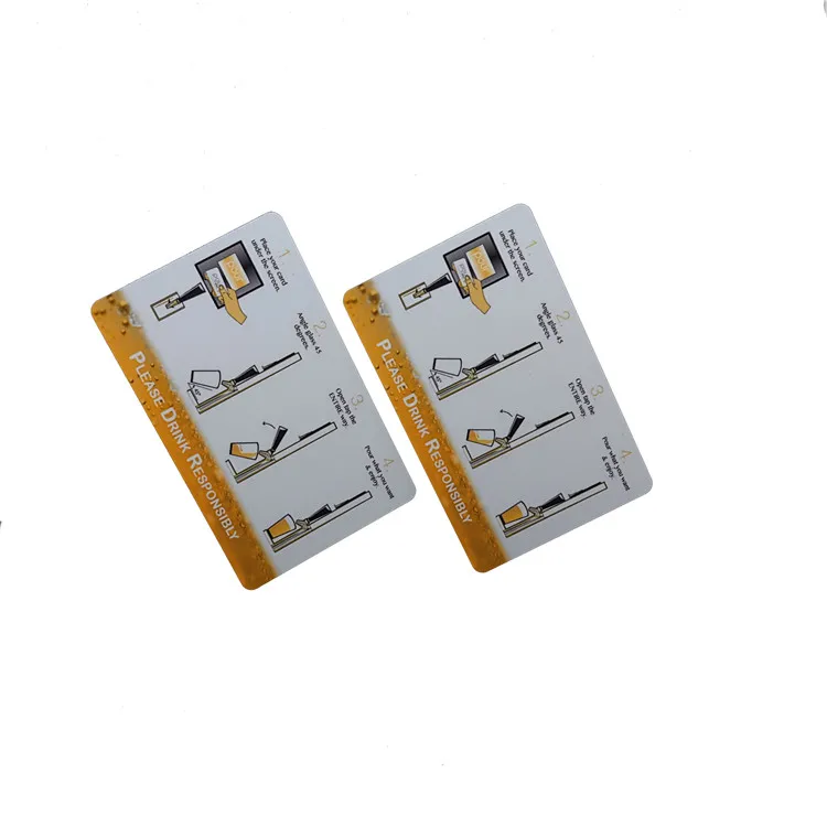 Plastic IC Preprinting RFID Smart Fitness Card With 1K S50  Chip For Hotel Lock System