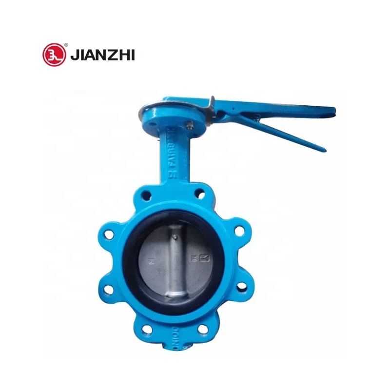 PN6/10/16/25 Ductile Iron Cast Iron Lugged Wafer Type Butterfly Valve