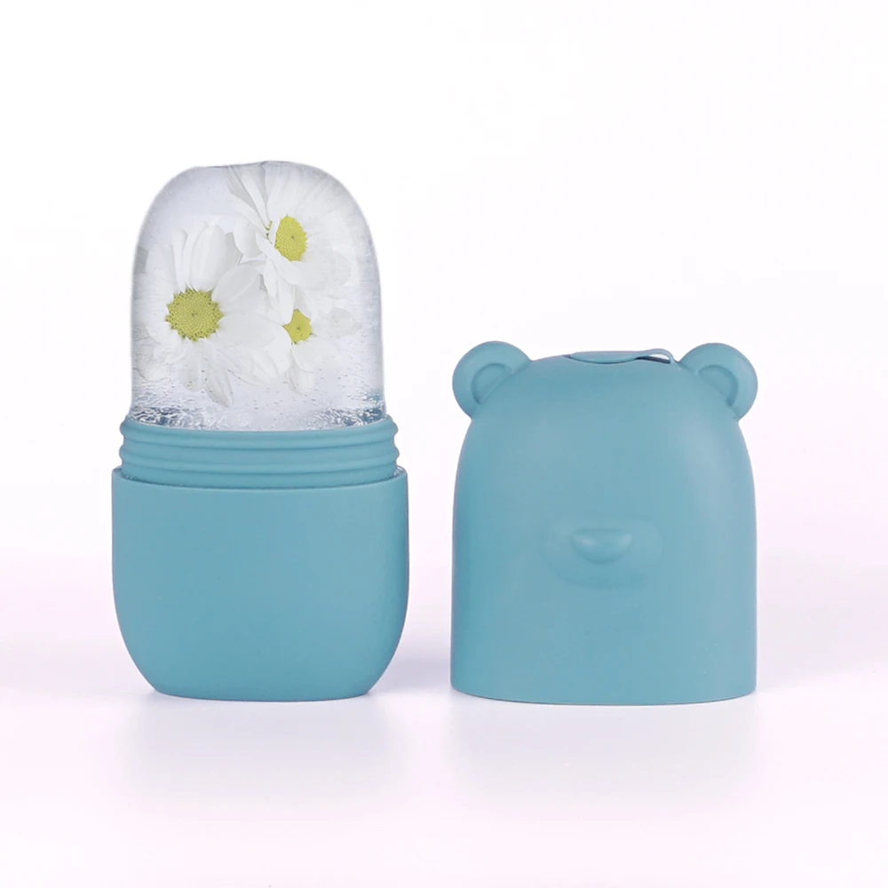 New Trends Custom Silicone Silicone Ice Cube Mold Cold Therapy Ice Massage Roller Skin Care Tool