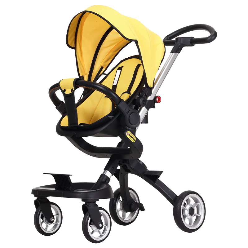 
Portable reversible baby stroller toddler stroller compact egg shape baby stroller with canopy 