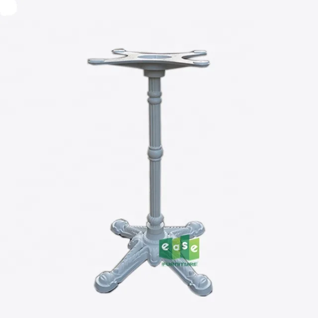 (E9601) Black powder coated cast iron bistro table bases for restaurant