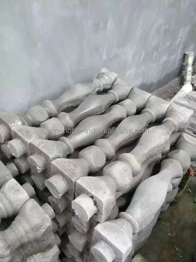 Factory Cement Precasting Pillar Mould Precast Concrete Garden Fence Balcony Railing Balustrade Baluster Plastic Mold 