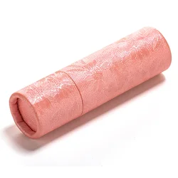 Eco cylinder packaging pink lip gloss round paper cosmetic lip balm deodorant lipstick paper tube