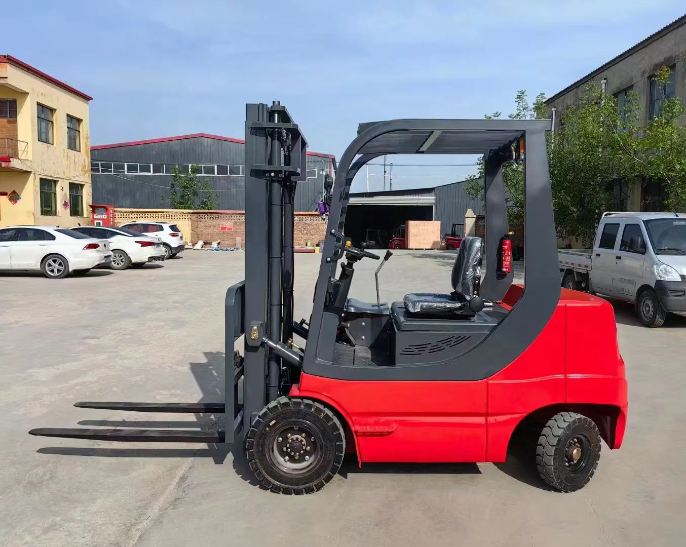 3 ton electric lithiumion forklift truck CE ISO certification high Power Motor forklift electric Multifunction Electric Forklift