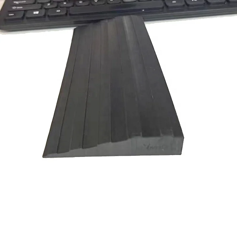 Non Slip Solid Rubber Portable Sill Scooter Ramp Doorway Threshold Ramps for Wheelchair Floor Transition Strip