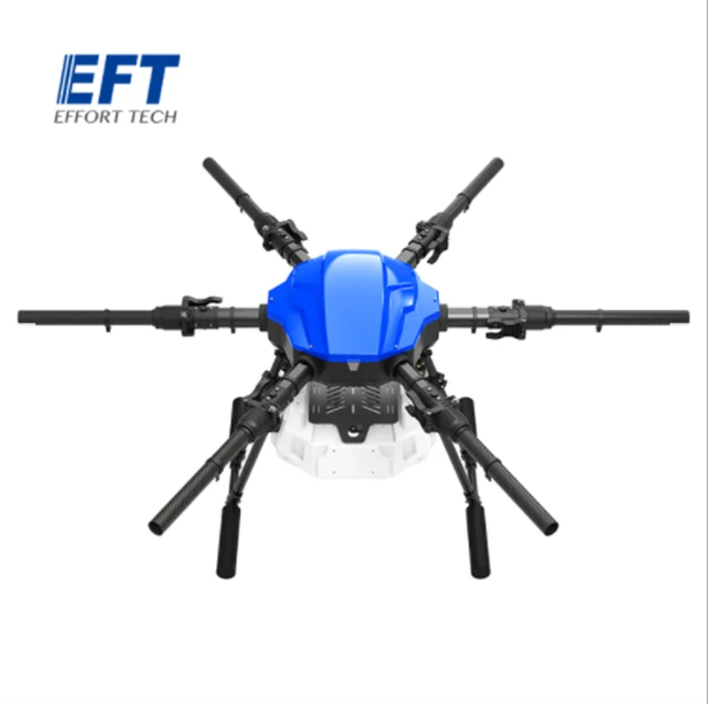 Дрон Eft E610p для сельскохозяйственной дезинфекции сельскохозяйственный опрыскиватель большой емкости и